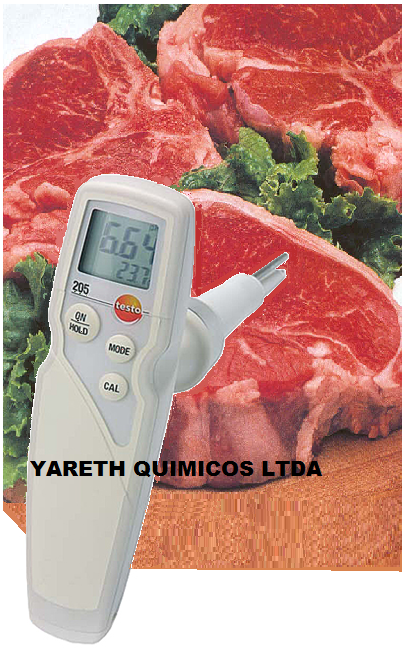 Testo 205 - pH meter - Medidor de pH en Carnes